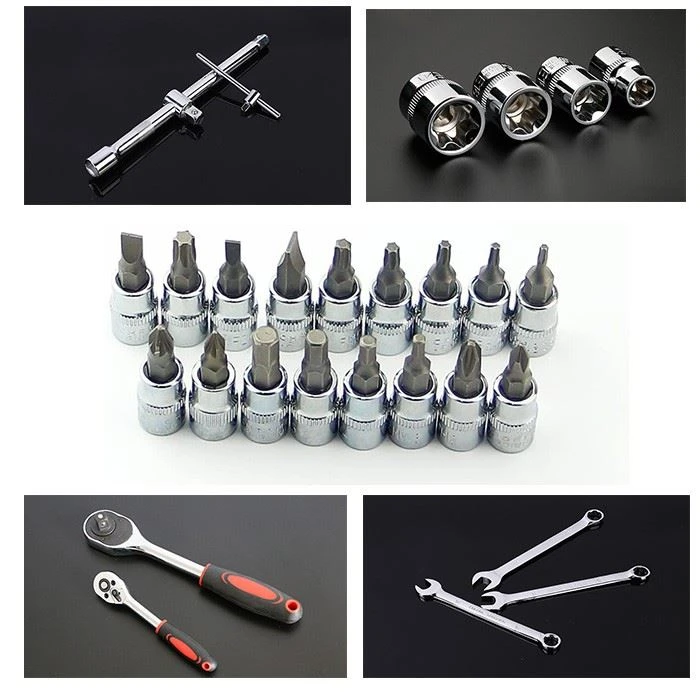 82pcs Socket Set With 1/2 1/4 Driver